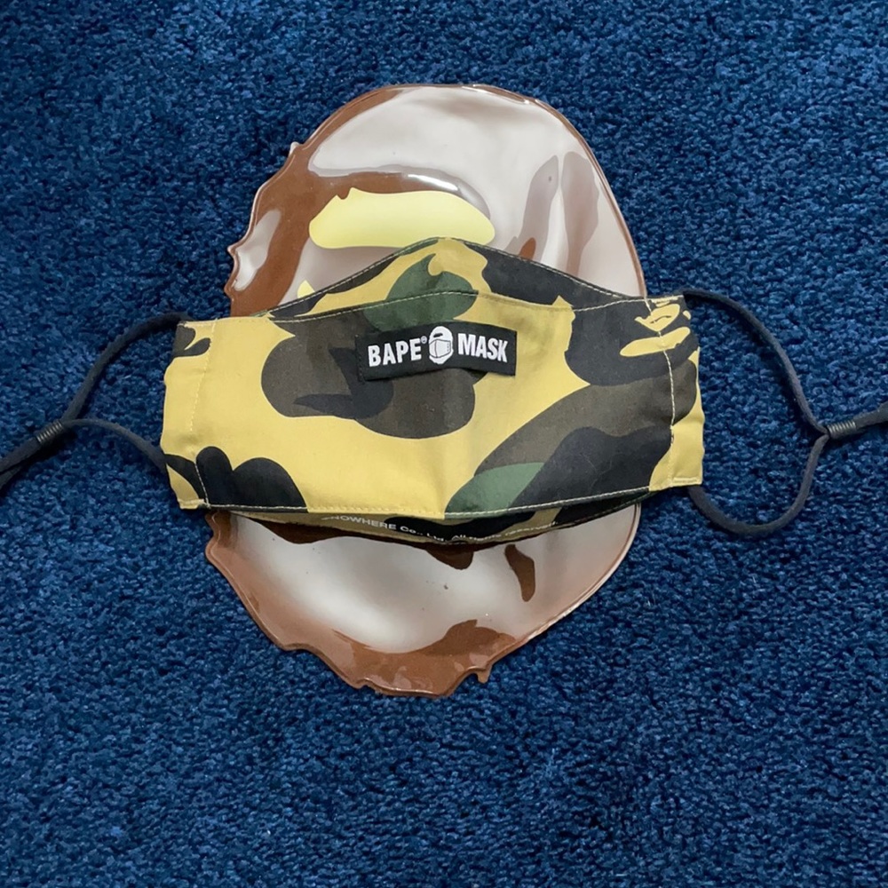 Bape Washable and Reusable Face Mask (Used)